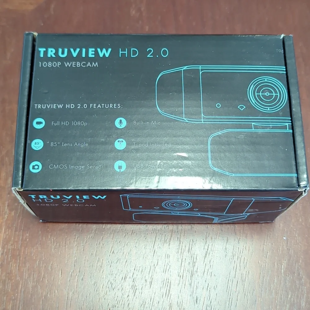 NIB Truview HD 2.0 1080P Webcam